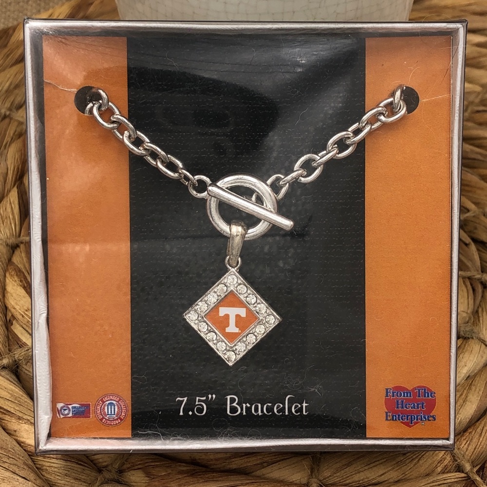 University of Tennessee Vols Volunteers Charm Bracelet